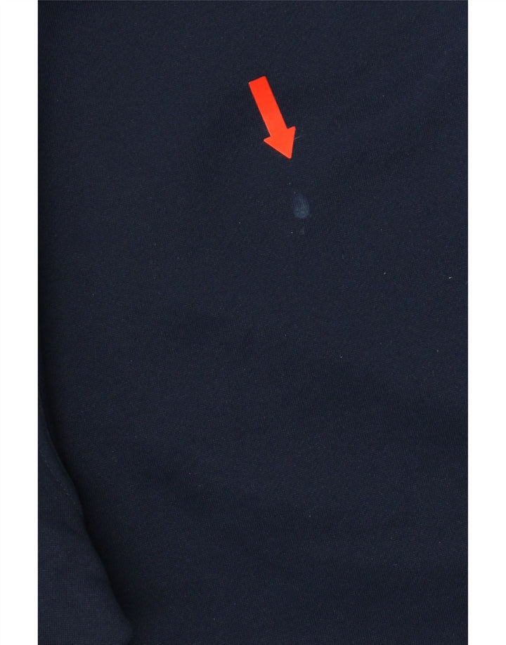 ARENA Mens Tracksuit Trousers Small  Navy Blue Colourblock Polyester Vintage Arena and Second-Hand Arena from Messina Hembry 