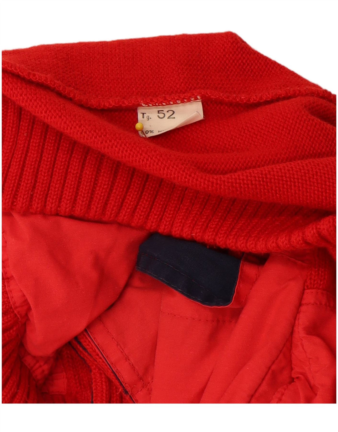 Sretno muška jakna IT 52 XL crvena vuna