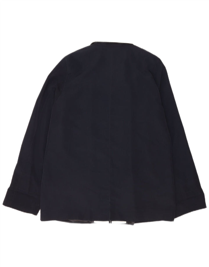 Marks & Spencer ženska bomber jakna UK 16 veliki tamnoplavi poliester