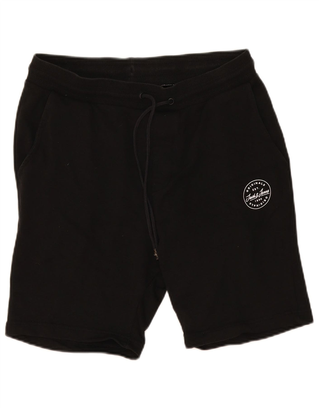 Jack & Jones muške sportske kratke hlače Srednje crni pamuk