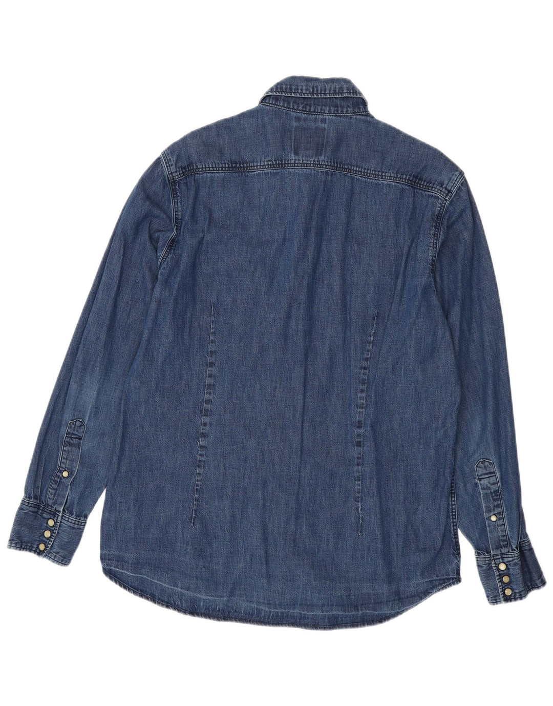 G-STAR muška uska traper košulja XL plavi pamuk