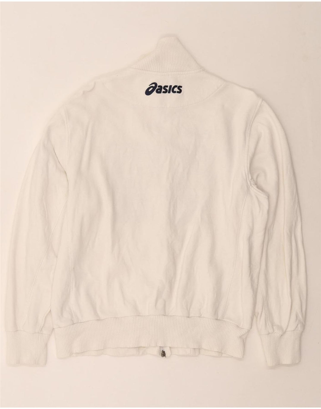 ASICS muška grafička trenirka, gornja jakna XL, bijeli pamuk