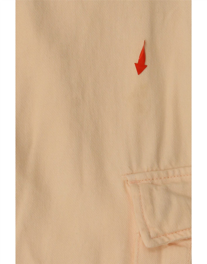 LEVI'S Ženske sužene Cargo hlače visokog struka W24 L28 Ružičasti pamuk