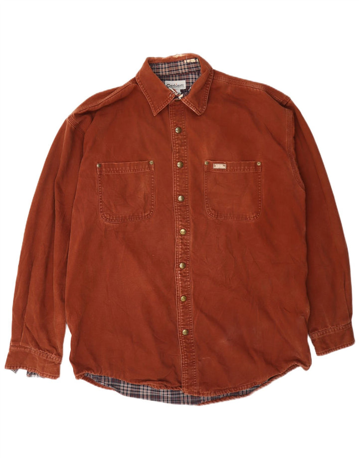 Carhartt muška košulja drvosječa, veliki smeđi pamuk