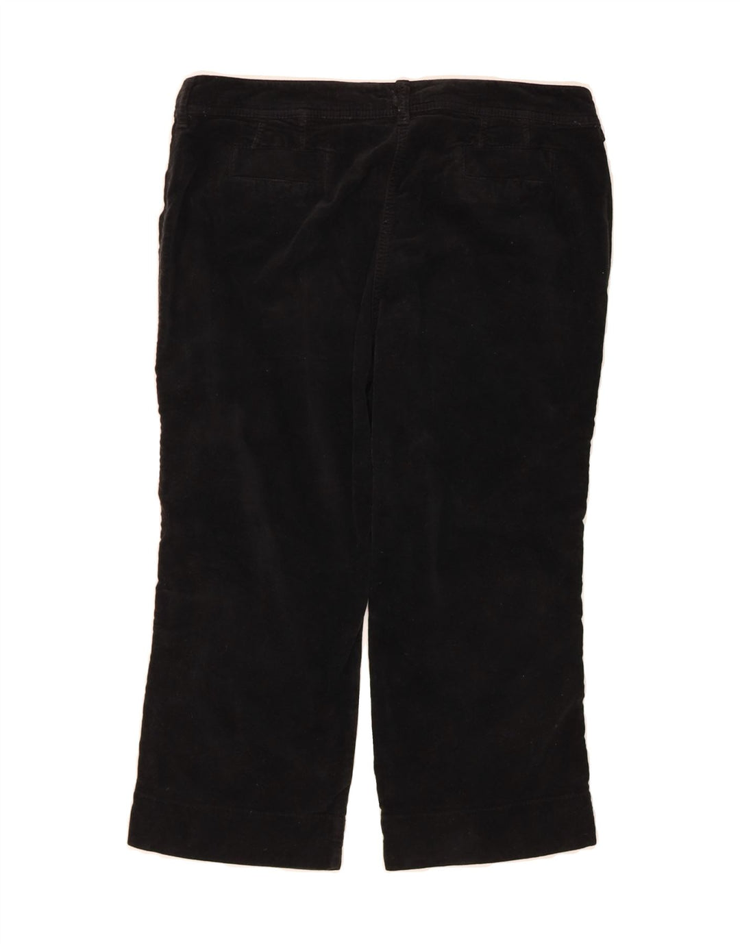 ARMANI Womens Straight Capri Trousers W32 L20 Black Cotton Vintage Armani and Second-Hand Armani from Messina Hembry 