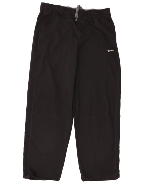 Nike muške Dri Fit hlače za trenirku, velike crne poliesterske hlače