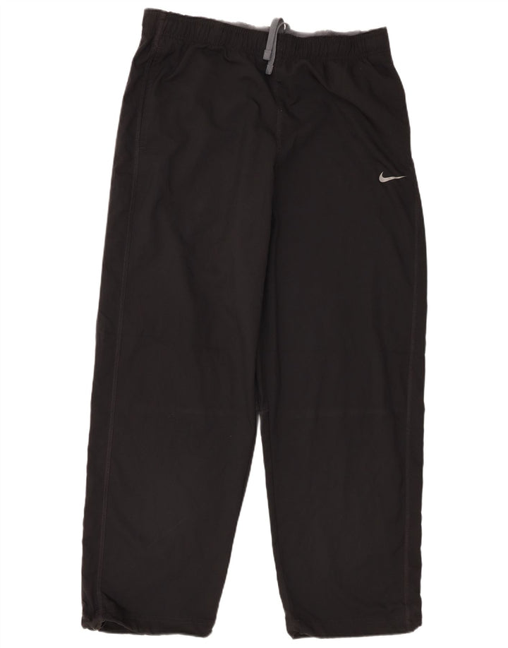 Nike muške Dri Fit hlače za trenirku, velike crne poliesterske hlače