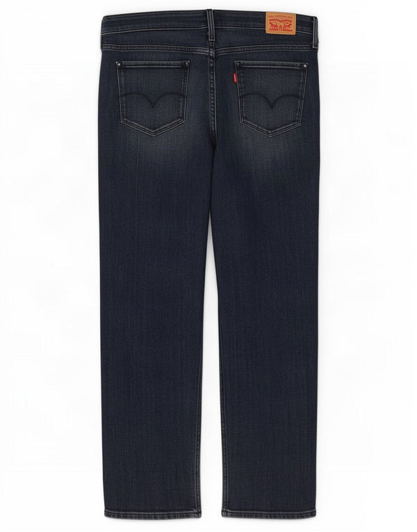 Levi's ženske ravne traperice 314 za oblikovanje US 20 3XL W38 L30 tamnoplavi pamuk