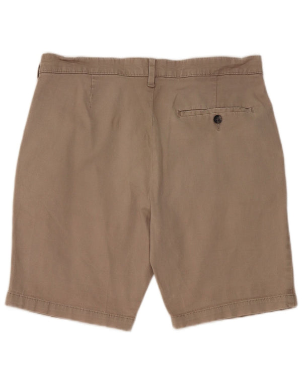 Marks & Spencer Mens Chino Shorts W32 Medium Grey Cotton