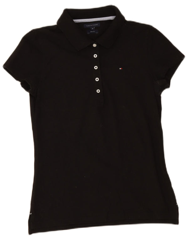 Tommy Hilfiger ženska polo majica uskog kroja UK 12 srednje crna