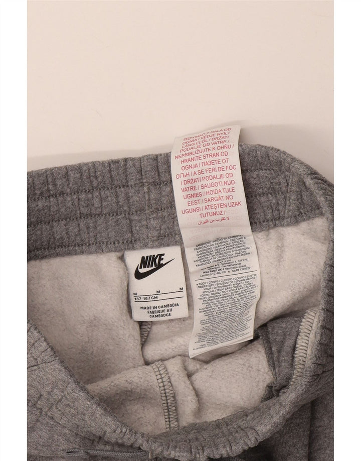 NIKE Trenirka Hlače za dječake Joggers 10-11 godina srednje sivi pamuk