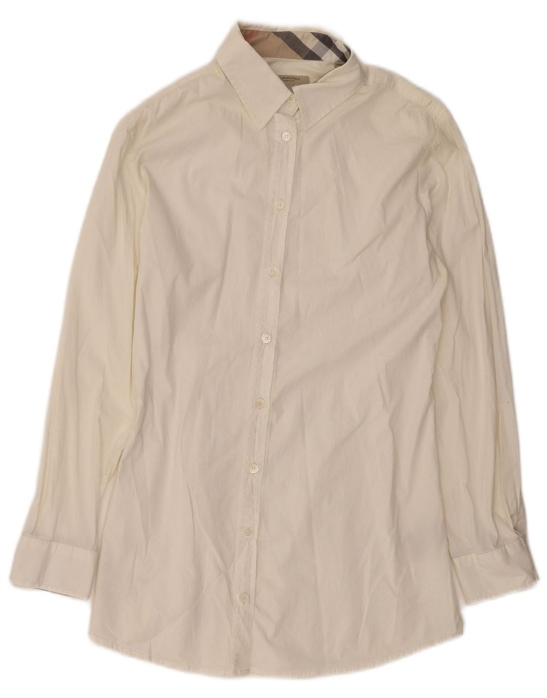 BURBERRY ženska košulja UK 16 Large Off White Pamuk