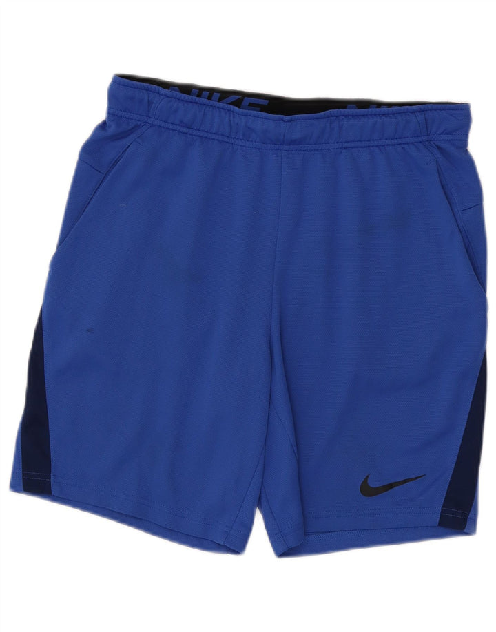 Nike Dri Fit sportske kratke hlače srednje plave boje od poliestera