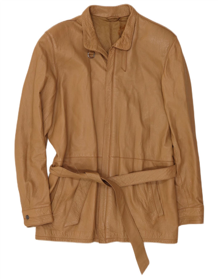 VINTAGE ženska kožna jakna IT 46 Large Brown