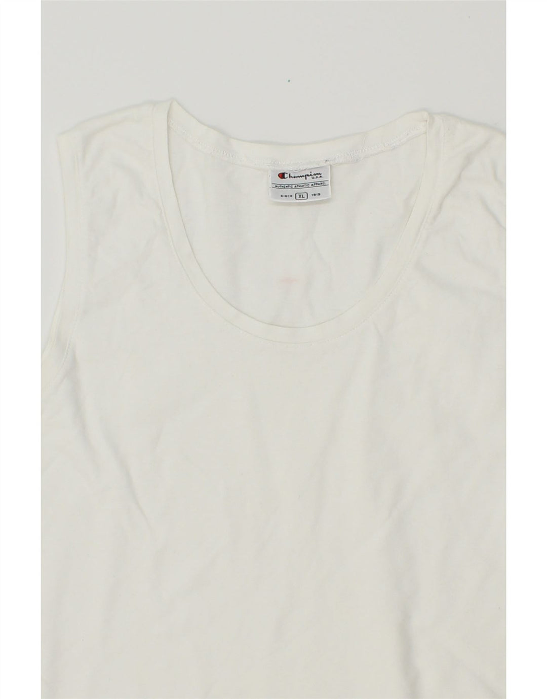 CHAMPION Boys Vest Top 9-10 Years XL White Cotton Vintage Champion and Second-Hand Champion from Messina Hembry 