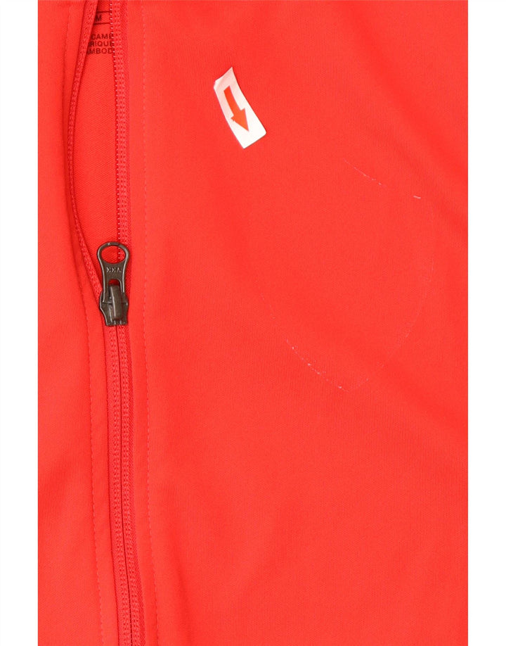 Nike Boys Dri Fit trenirka gornja jakna 12-13 godina velika crvena poliester