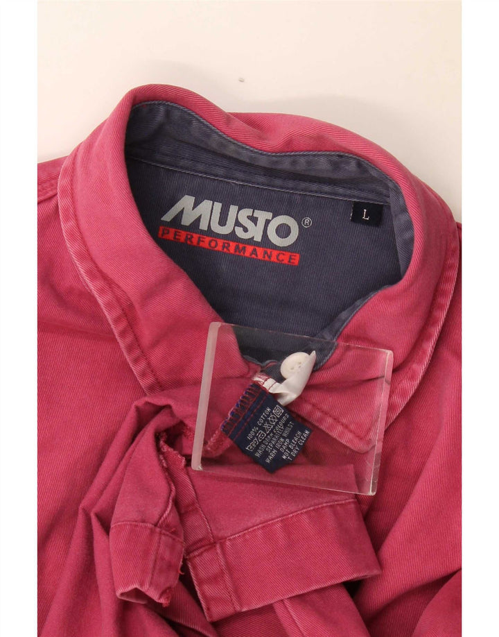 Musto pulover majica velikih pamučnih crvenih pruga
