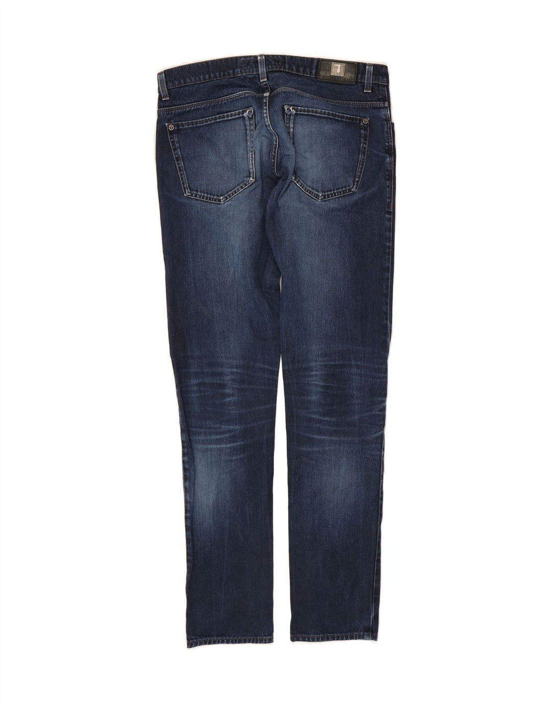 TRUSSARDI Mens Slim Jeans W32 L33 Navy Blue Vintage Trussardi and Second-Hand Trussardi from Messina Hembry 