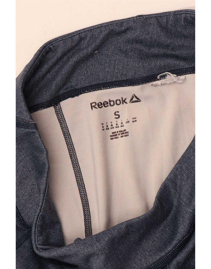 Reebok ženske grafičke tajice UK 8/10 male tamnoplave