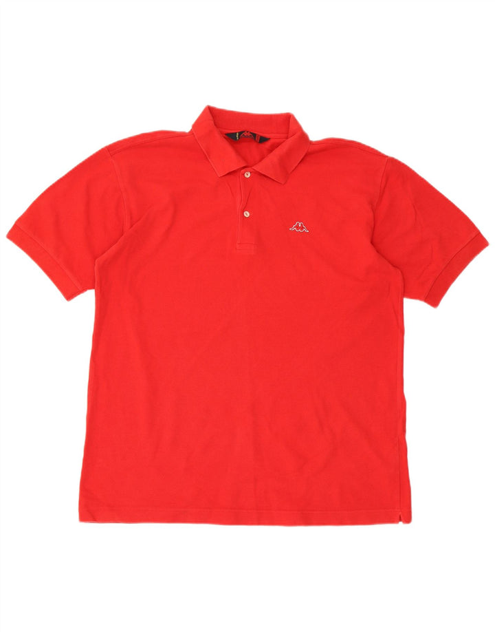 KAPPA Mens Polo Shirt XL Red Cotton