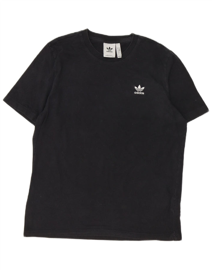Adidas muška majica kratkih rukava Srednji crni pamuk