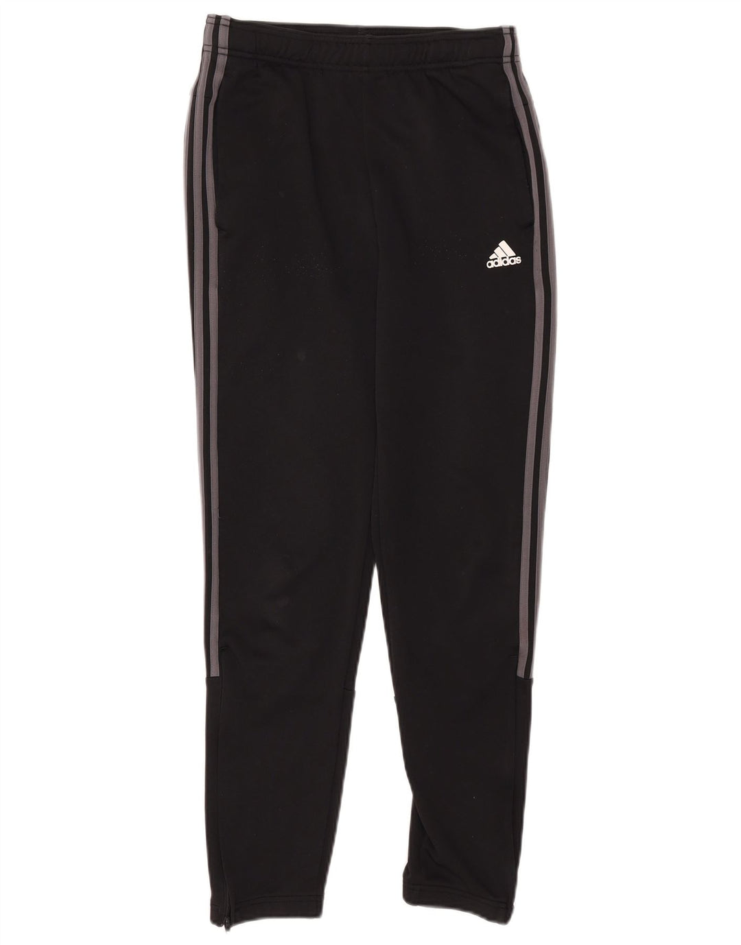 Adidas muške trenirke srednje crne poliesterske hlače
