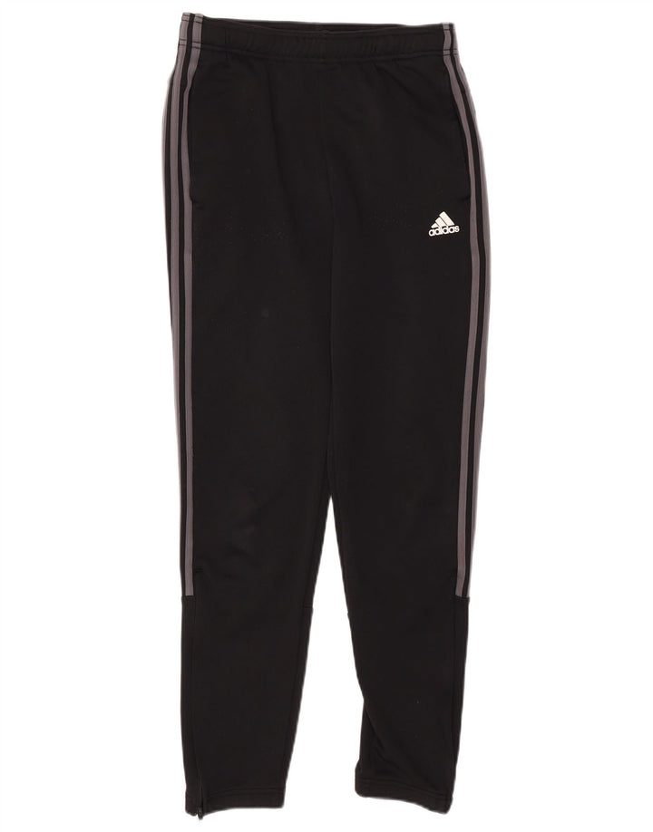 Adidas muške trenirke srednje crne poliesterske hlače
