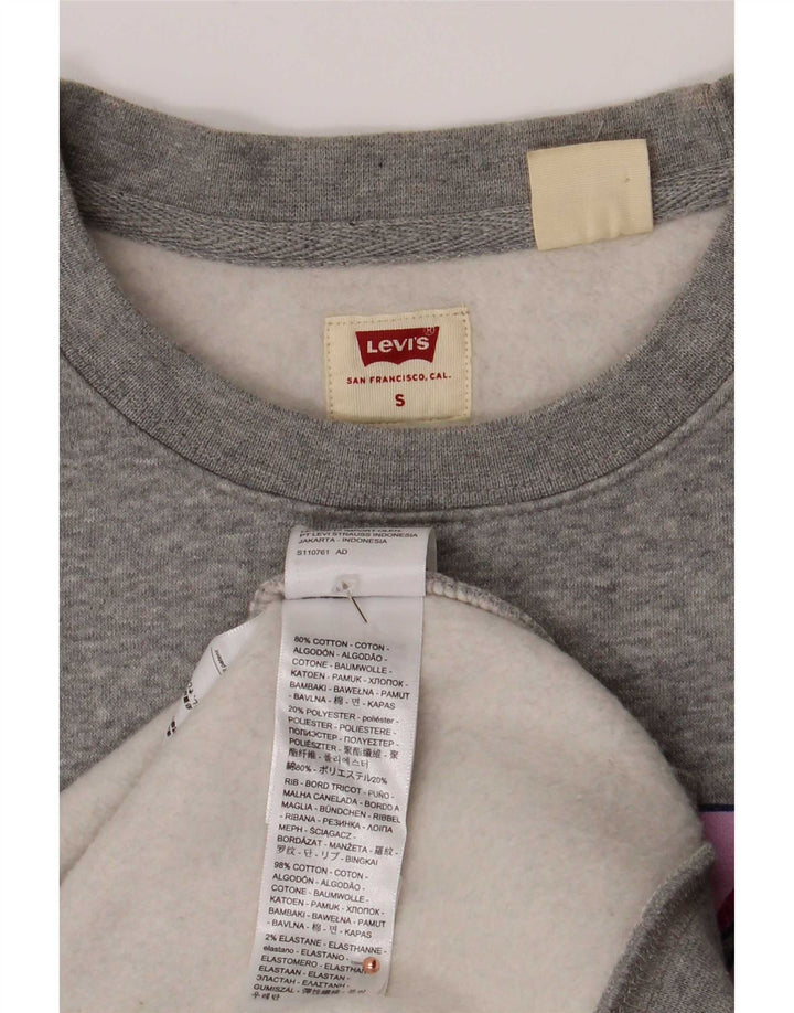 Levi's muška majica s grafičkim motivima, mali sivi pamuk