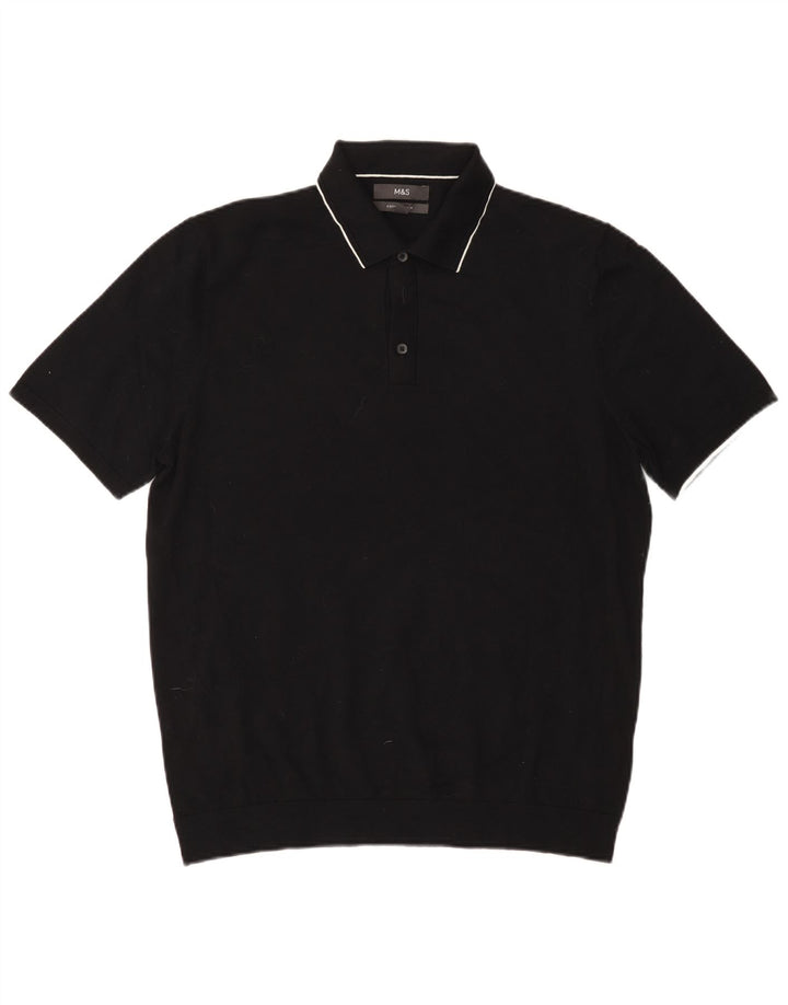 Marks & Spencer muška polo majica velika crna pamučna