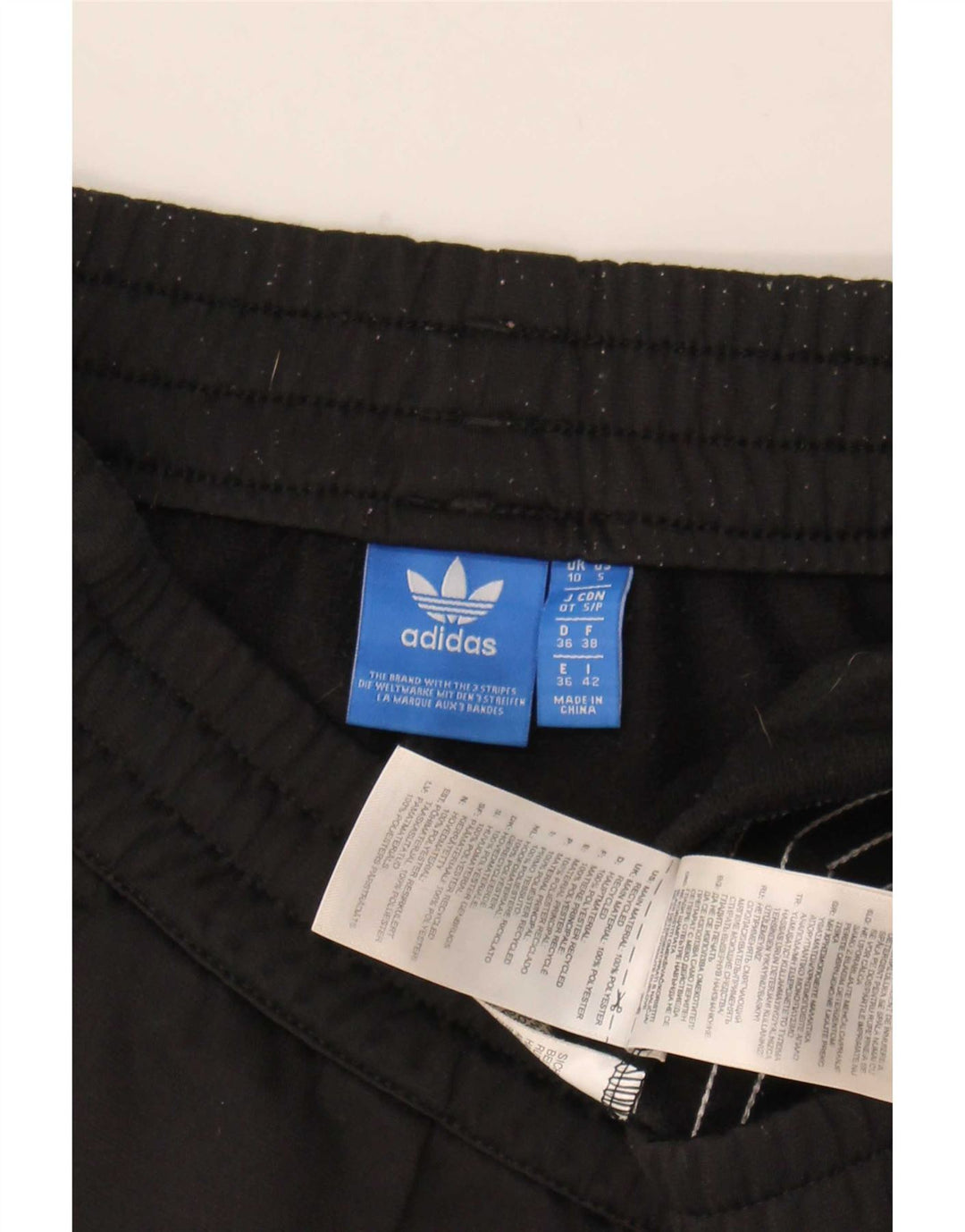 Adidas ženske sportske kratke hlače UK 10 male crne poliesterske