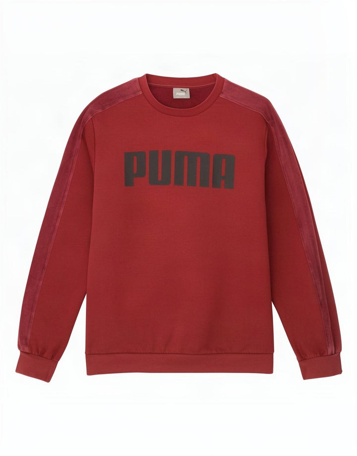 Puma muška trenirka s grafičkim motivima Srednji bordo pamuk