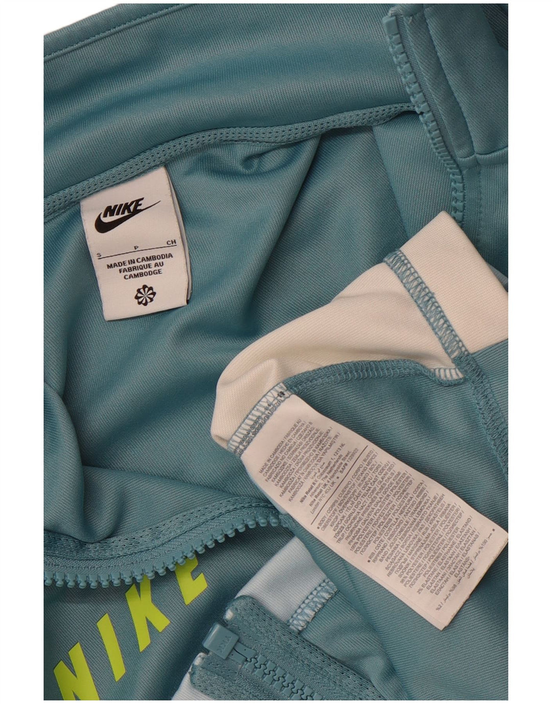 Nike ženska gornja jakna trenirke s velikim grafičkim motivima UK 10 Small Blue