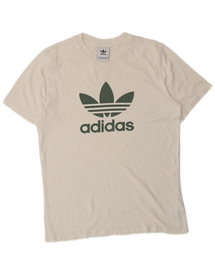 Adidas muška majica kratkih rukava s grafičkim motivima, srednji bijeli pamuk