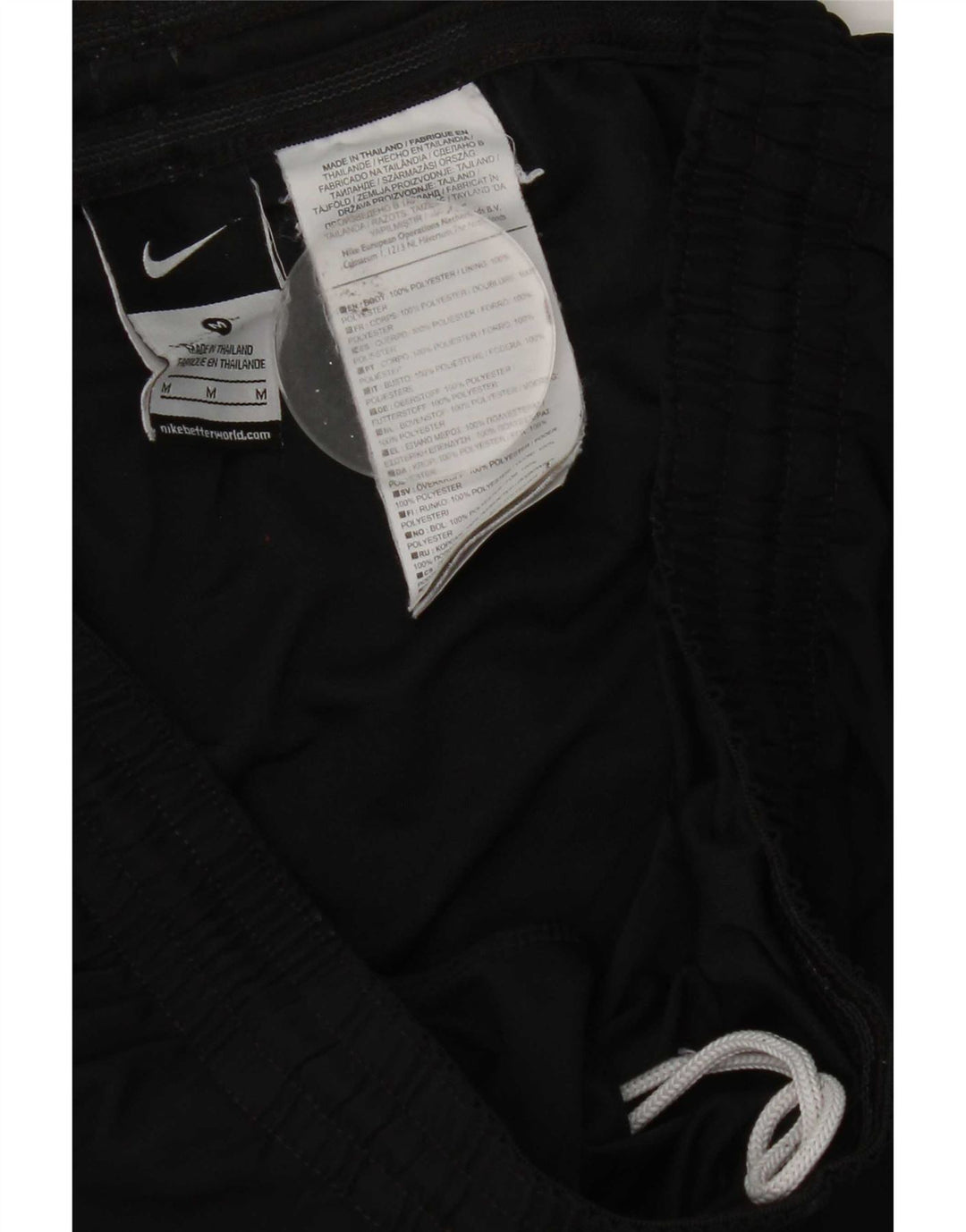 Nike muške sportske kratke hlače srednje crne boje od poliestera
