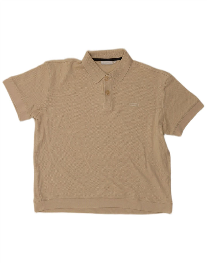 Calvin Klein muška polo majica srednje bež boje