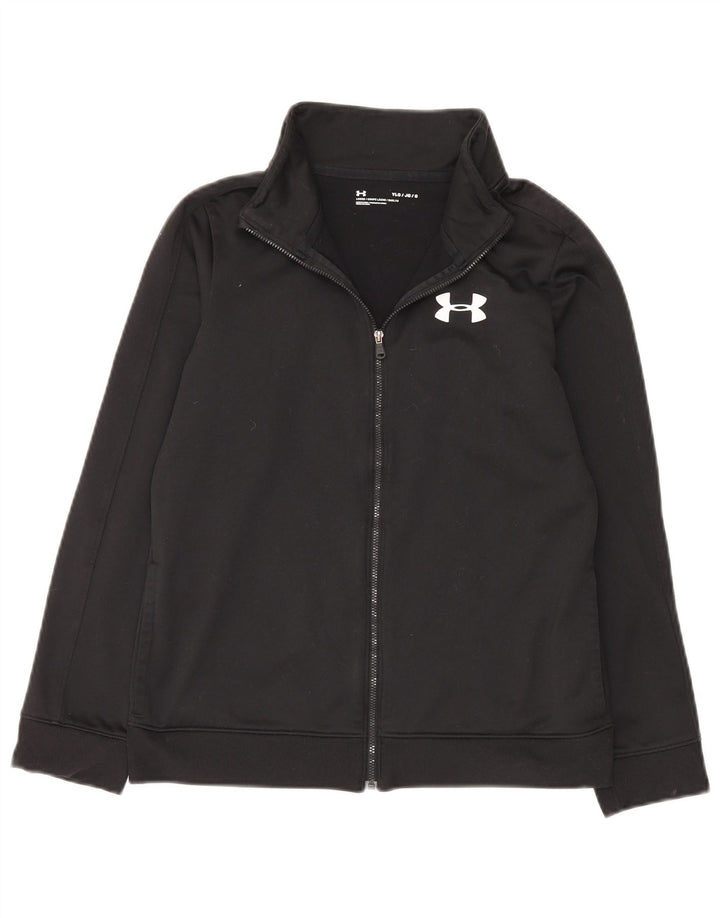 Under Armour Boys Gornja jakna trenirke 11-12 godina veliki crni poliester