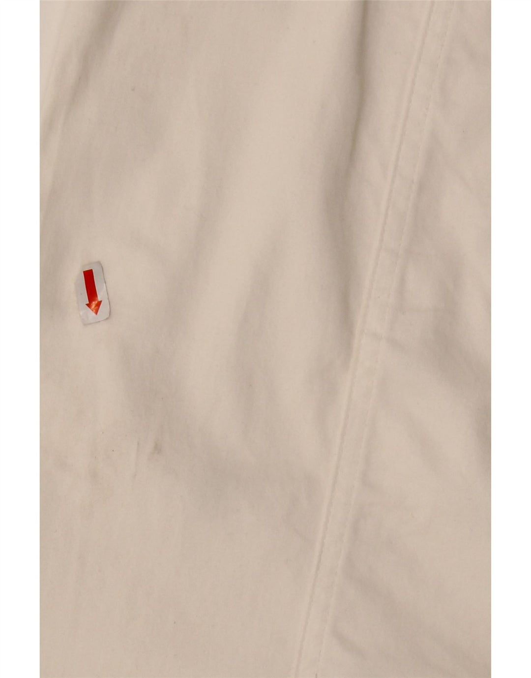 MOSCHINO ženska suknja A-kroja visokog struka UK 14 W30 L23 bijeli pamuk