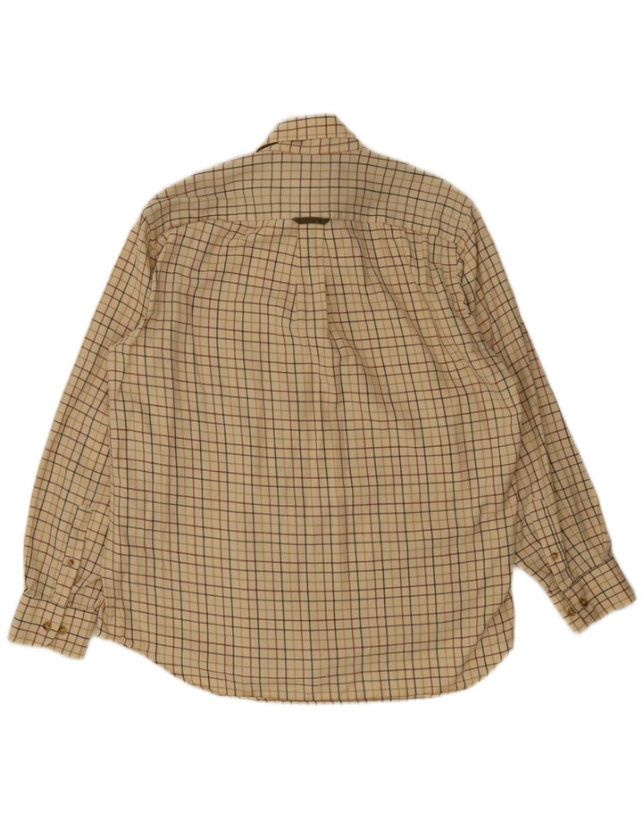 Barbour muška flanelska košulja, veliki bež karirani pamuk