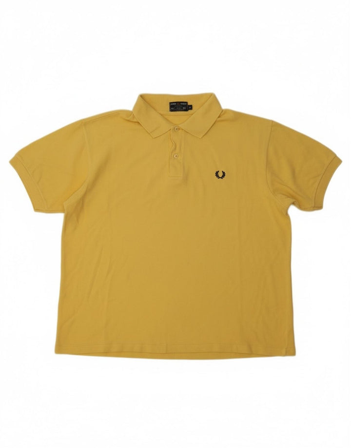 Fred Perry muška polo majica velika žuta pamučna