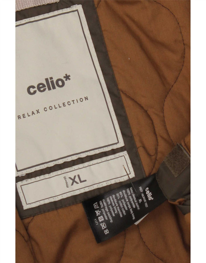 Celio muška vojna bomber jakna UK 42 XL kaki najlon