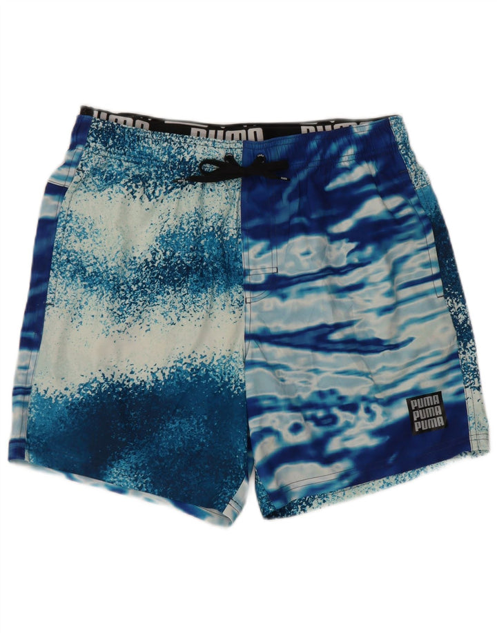 Puma muške kratke hlače za plivanje Medium Blue Tie Dye poliester