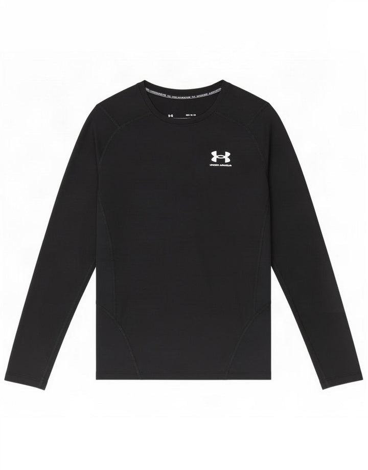 Under Armour muška kompresijska majica dugih rukava srednje crna