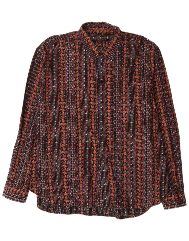 Vintage muška košulja XL višebojna geometrijska