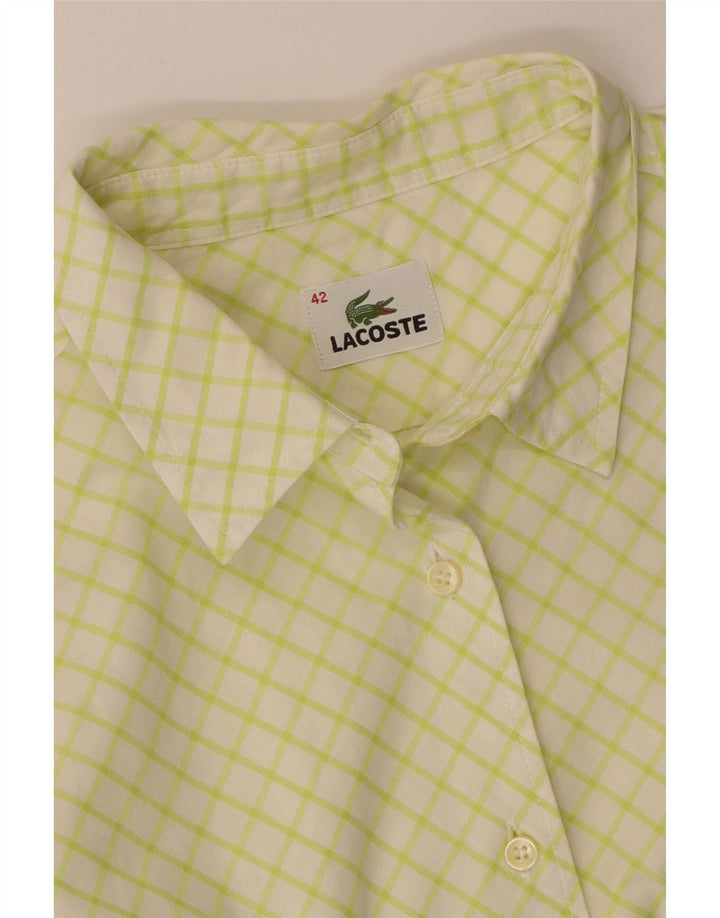 Lacoste ženska košulja veličina 42 veliki zeleni karirani