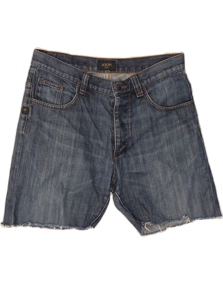 JOOP Mens Denim Shorts W32 Medium Blue Cotton Vintage Joop and Second-Hand Joop from Messina Hembry 