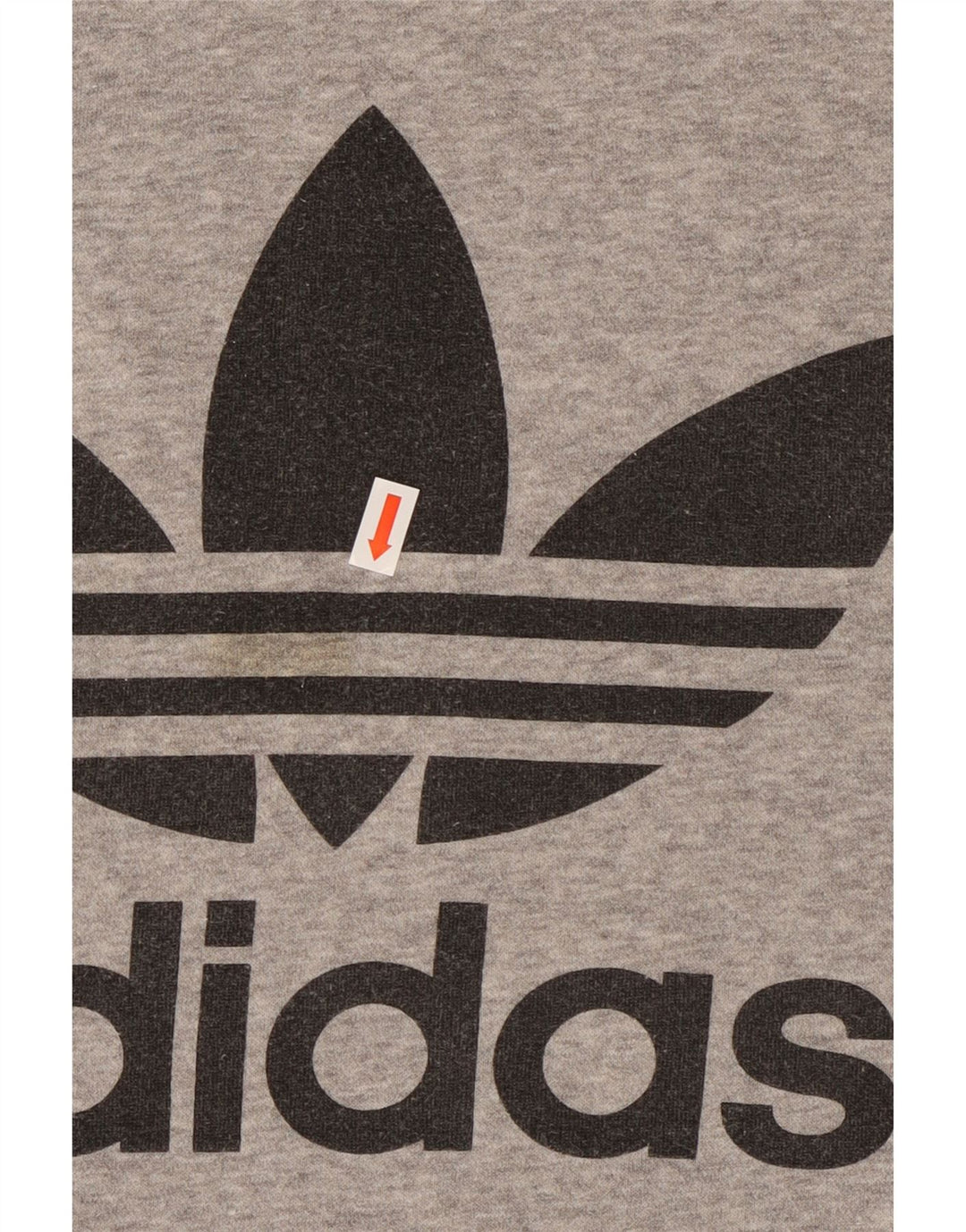 ADIDAS muški džemper s grafičkim motivima, veliki sivi flekasti pamuk
