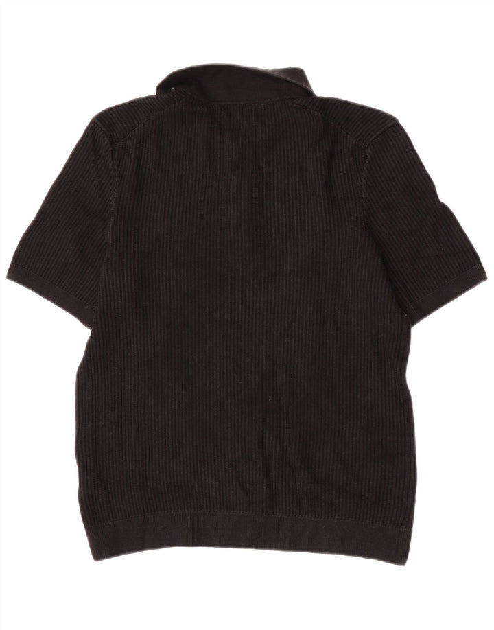 Cos Regular muška polo majica Mala crna pamučna