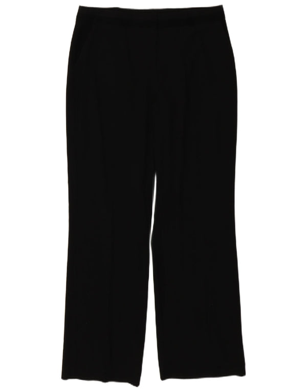 Marks & Spencer ženske hlače ravnog odijela UK 14 Large W32 L30 crne