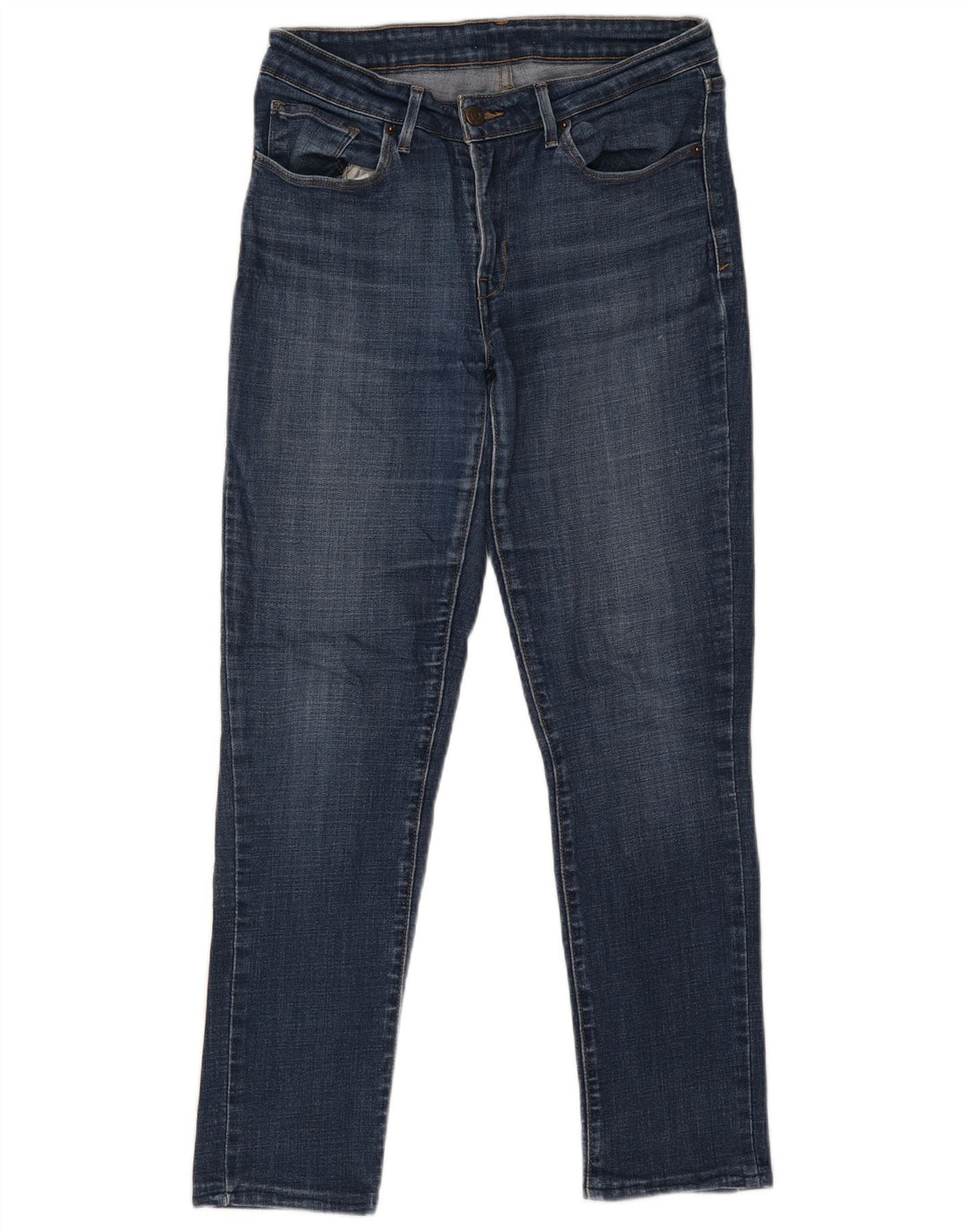 Levi's ženske uske traperice US 8 srednje W29 L28 plavi pamuk