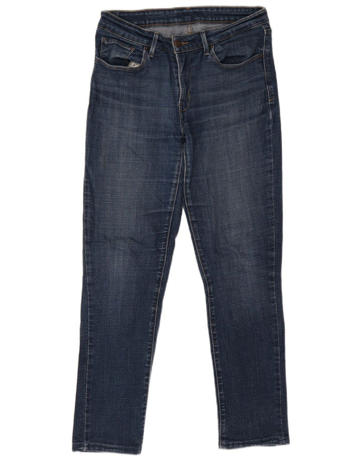 Levi's ženske uske traperice US 8 srednje W29 L28 plavi pamuk